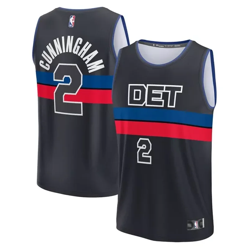 Cade Cunningham Detroit Pistons Fast Break Player Jersey Statement Edition Black