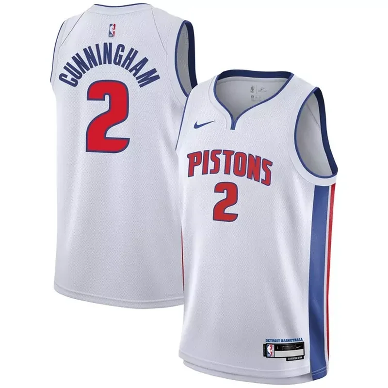 Cade Cunningham Detroit Pistons Jersey Association Edition White