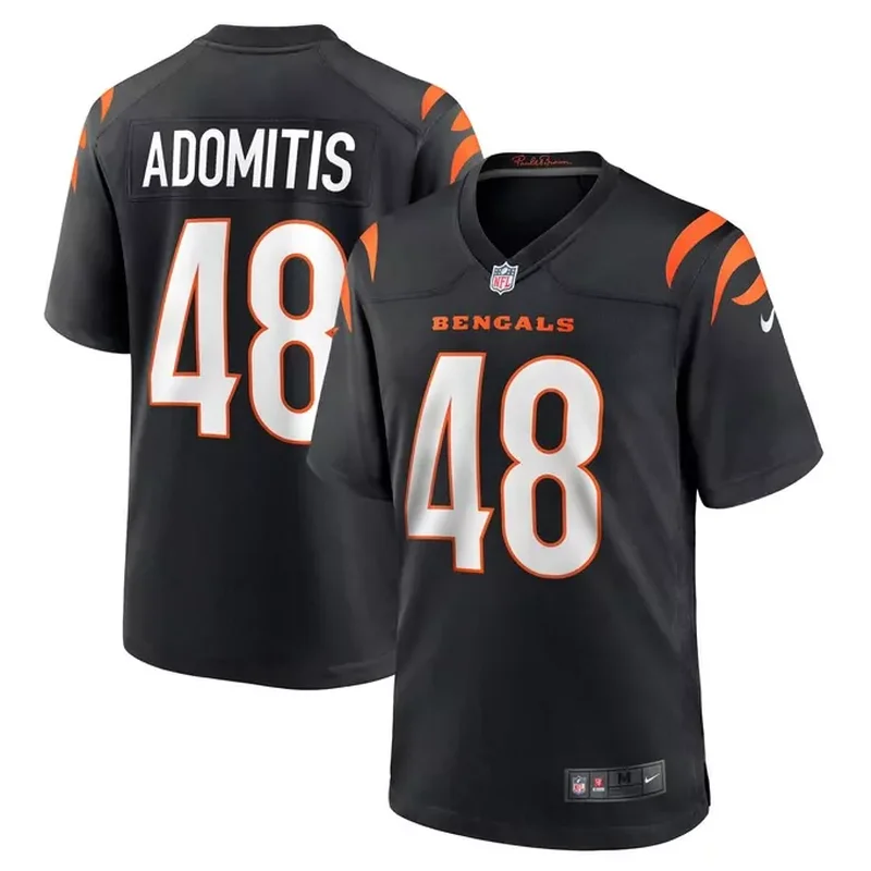 Cal Adomitis Cincinnati Bengals Game Player Jersey Black