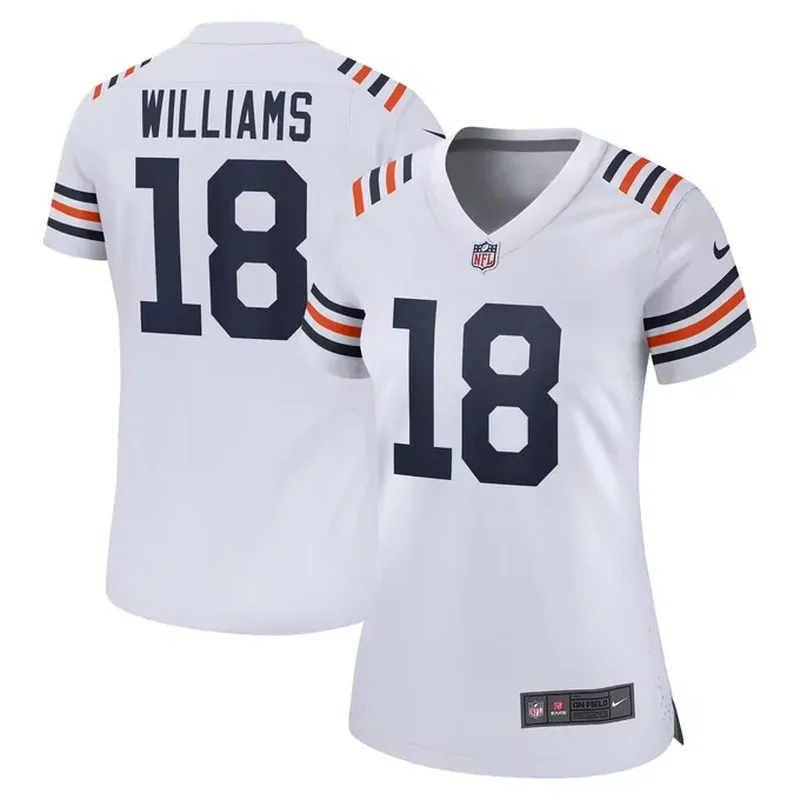 Mike Singletary Chicago Bears Game Retired Player Jersey Navy - Image 4