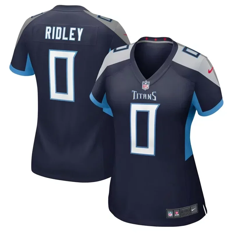 Shakel Brown Tennessee Titans Womens Game Jersey Navy - Image 2