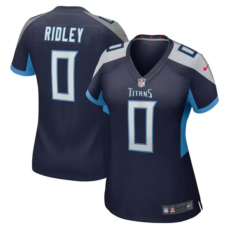 Calvin Ridley Tennessee Titans Womens Game Player Jersey Navy