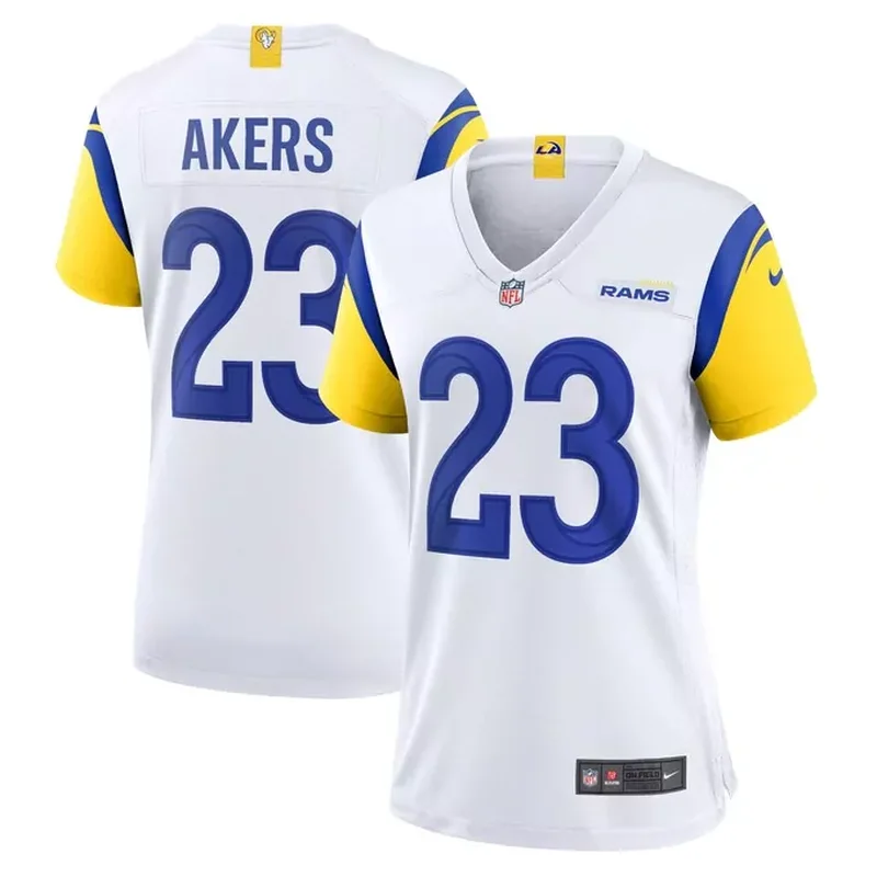 Cam Akers Los Angeles Rams Womens Game Jersey White