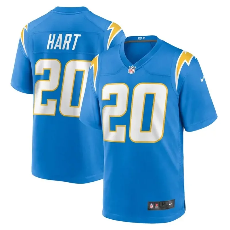 Cam Hart Los Angeles Chargers Team Game Jersey Powder Blue