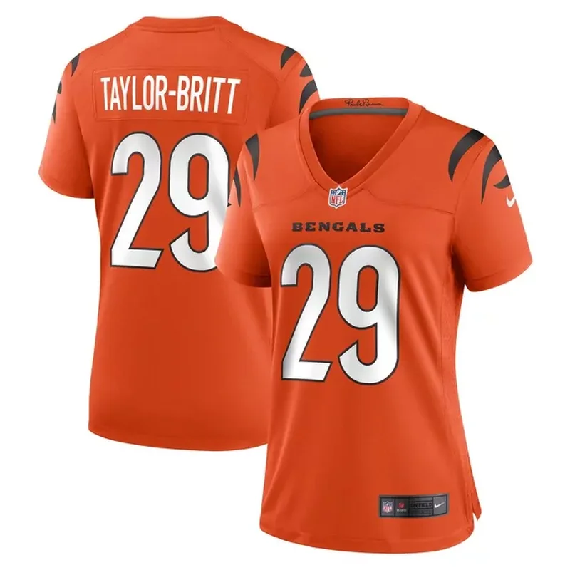 Cam Taylor-Britt Cincinnati Bengals Womens Alternate Game Jersey Orange