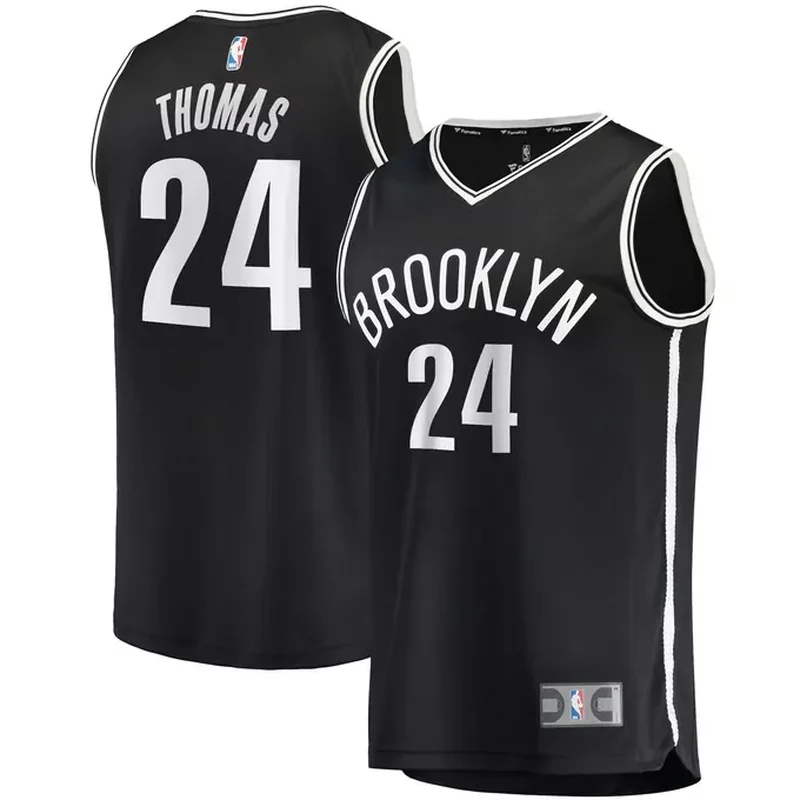 Cam Thomas Brooklyn Nets Fast Break Jersey Icon Edition Black