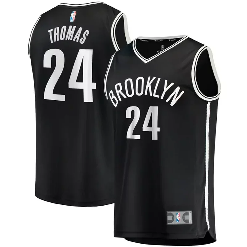 Cam Thomas Brooklyn Nets Fast Break Player Jersey Black Icon Edition