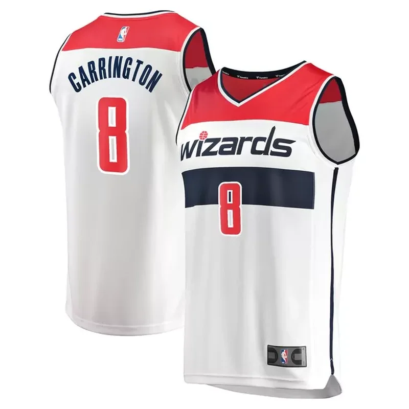 Jordan Poole Washington Wizards Fast Break Player Jersey Association Edition White - Image 2