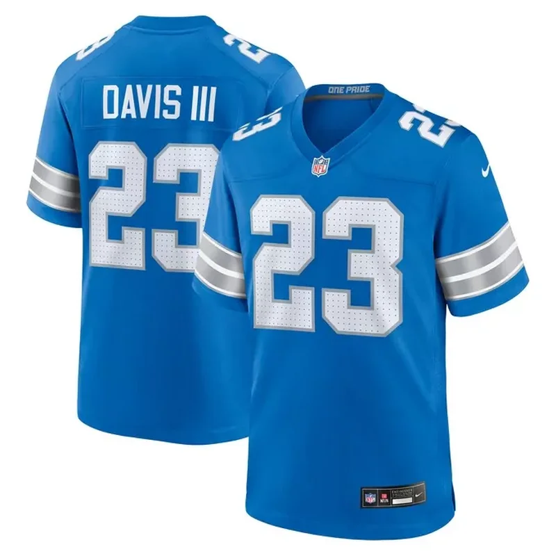 Penei Sewell Detroit Lions Womens Game Jersey Blue - Image 3