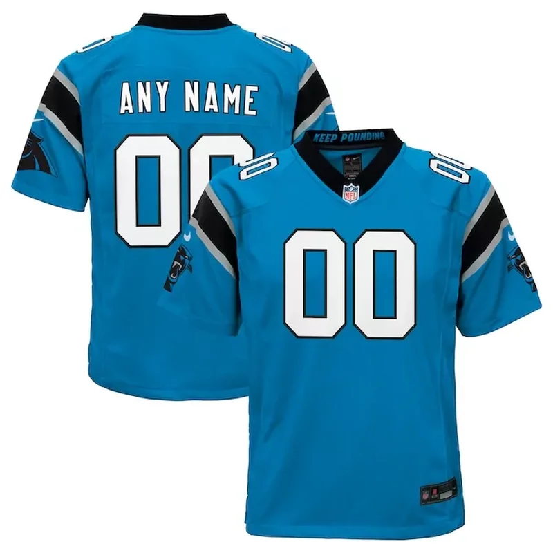 Chuba Hubbard Carolina Panthers Team Game Jersey Black - Image 4