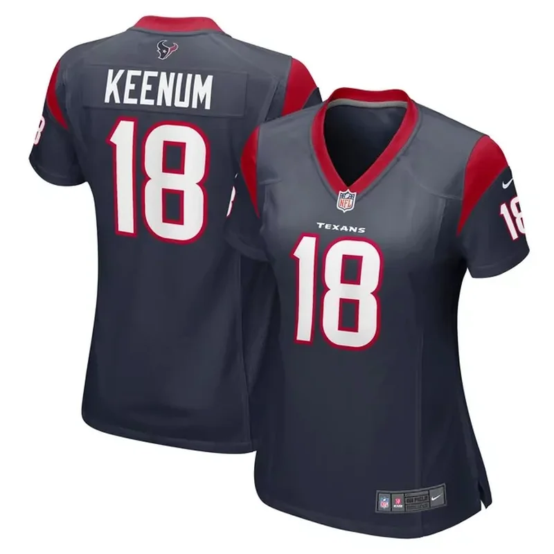 Case Keenum Houston Texans Womens Team Game Jersey Navy