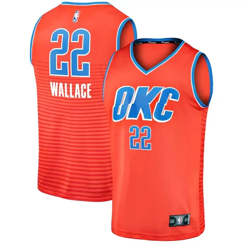 Jaylin Williams Oklahoma City Thunder Fast Break Player Jersey Association Edition White - Image 3
