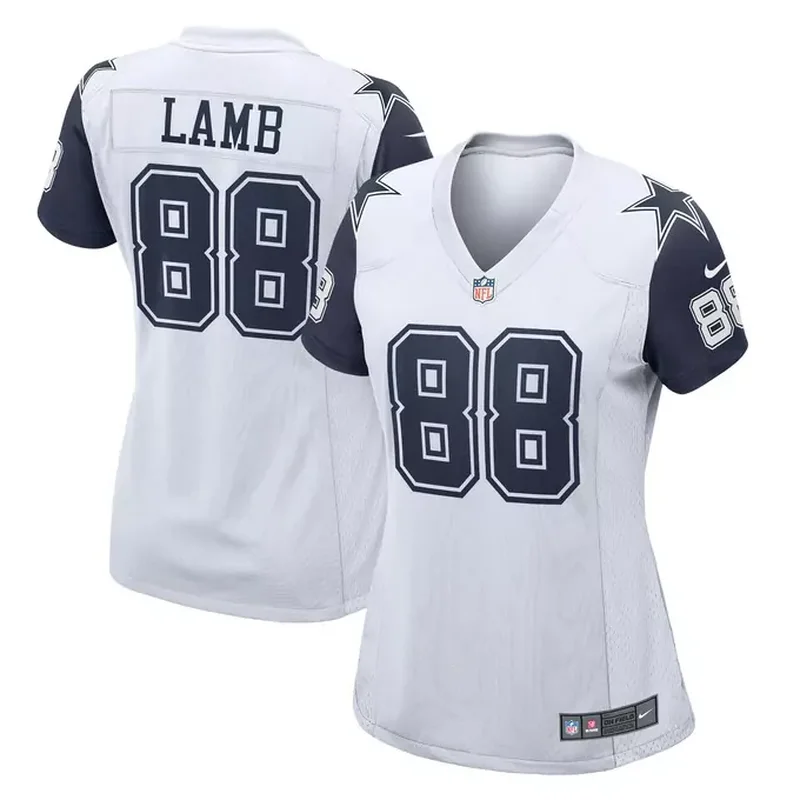 CeeDee Lamb Dallas Cowboys Womens 2nd Alternate Game Jersey White