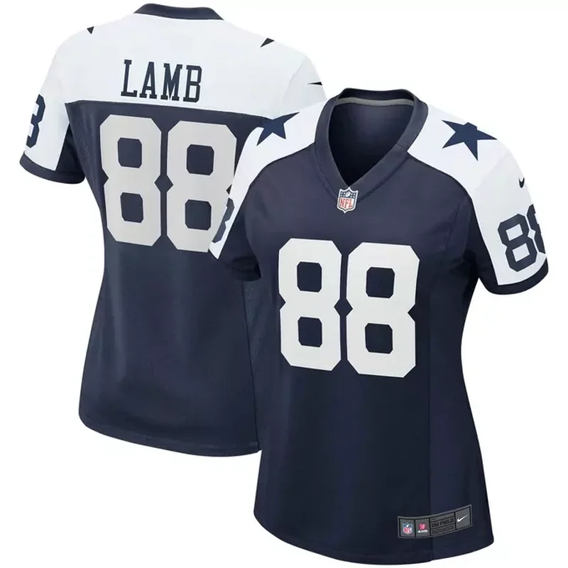 CeeDee Lamb Dallas Cowboys Womens Alternate Game Team Jersey Navy