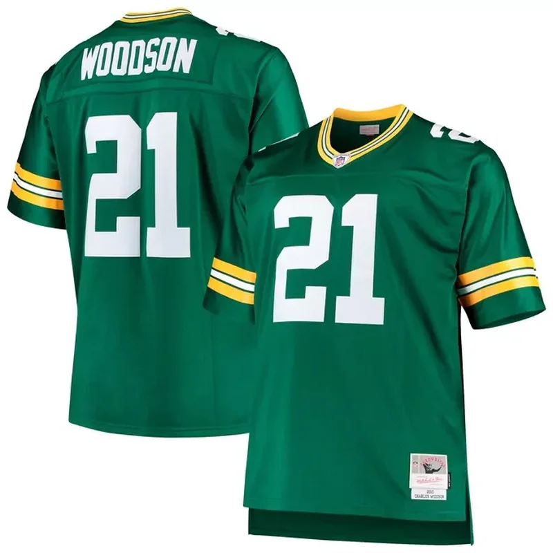 Brett Favre Green Bay Packers 1996 Retired Player Legacy Jersey Green - Image 4