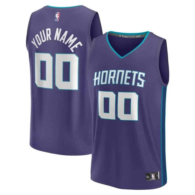 Larry Johnson Charlotte Hornets 1996/97 Classics NBA 75th Anniversary Diamond Jersey Teal - Image 4