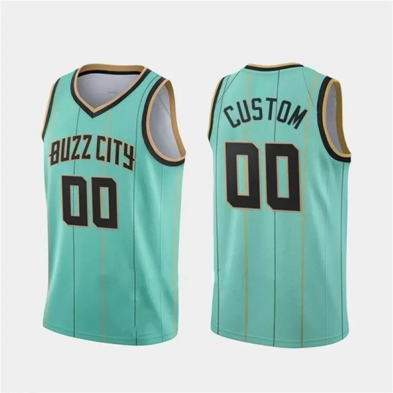 Charlotte Hornets Cody Zeller #40 NBA 2020 City Turquoise Jersey - Image 5