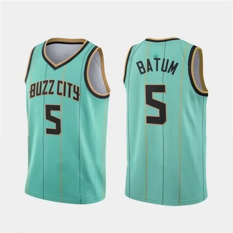 Charlotte Hornets Cody Martin #11 2020 NBA New Arrival Teal Jersey - Image 4