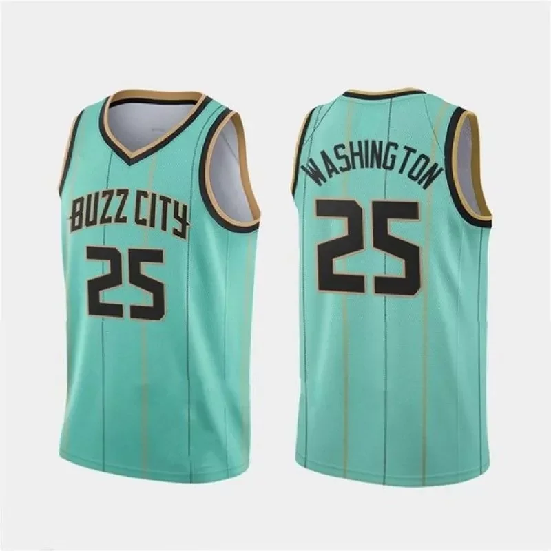 Charlotte Hornets Cody Zeller #40 NBA 2020 City Turquoise Jersey - Image 3