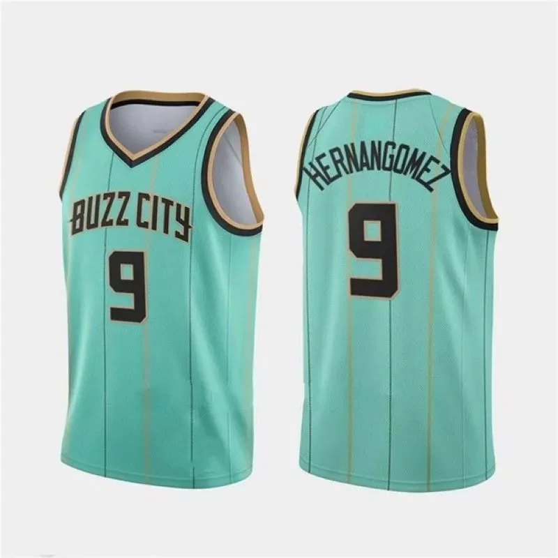 Charlotte Hornets Willy Hernangomez #41 NBA 2020 City Turquoise Jersey
