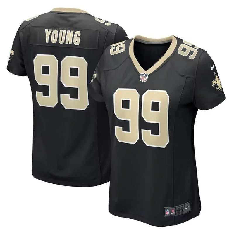 Demario Davis New Orleans Saints Womens Game Jersey Black - Image 2