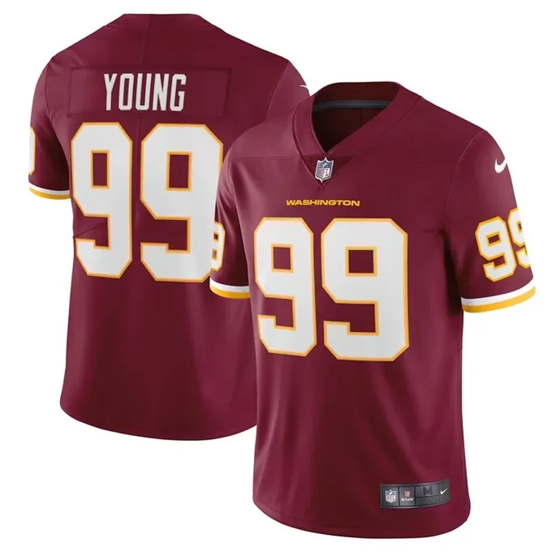 Chase Young Washington Commanders Football Team Vapor Jersey Burgundy