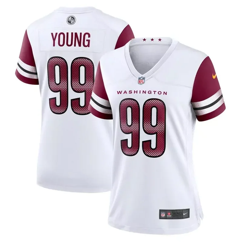 Jonathan Allen Washington Commanders Game Jersey Burgundy - Image 5
