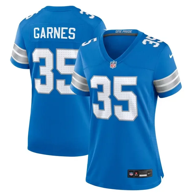 Jalon Calhoun Detroit Lions Game Jersey Blue - Image 5