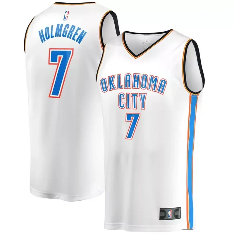 Chet Holmgren Oklahoma City Thunder Fast Break Player Jersey Association Edition White