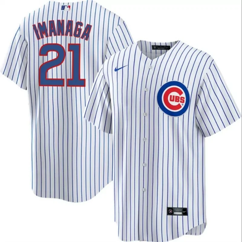 chicago cubs #21 shota imanaga white cool base stitched baseball Baseball jersey