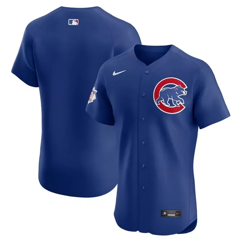 Chicago Cubs Home Custom Jersey White - Image 3