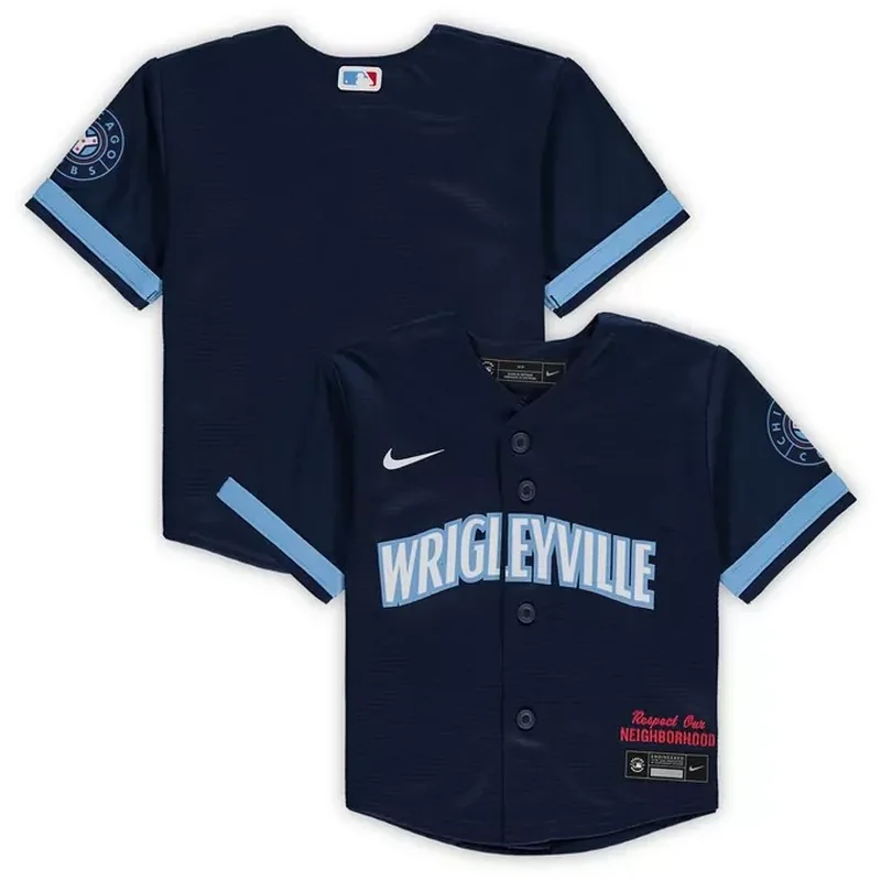 Chicago Cubs Infant MLB City Connect Jersey Navy