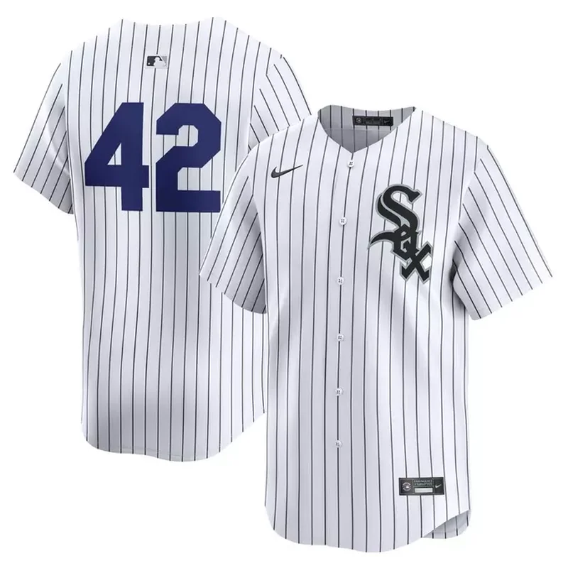 Chicago White Sox 2024 Jackie Robinson Day Home Jersey â€“ White