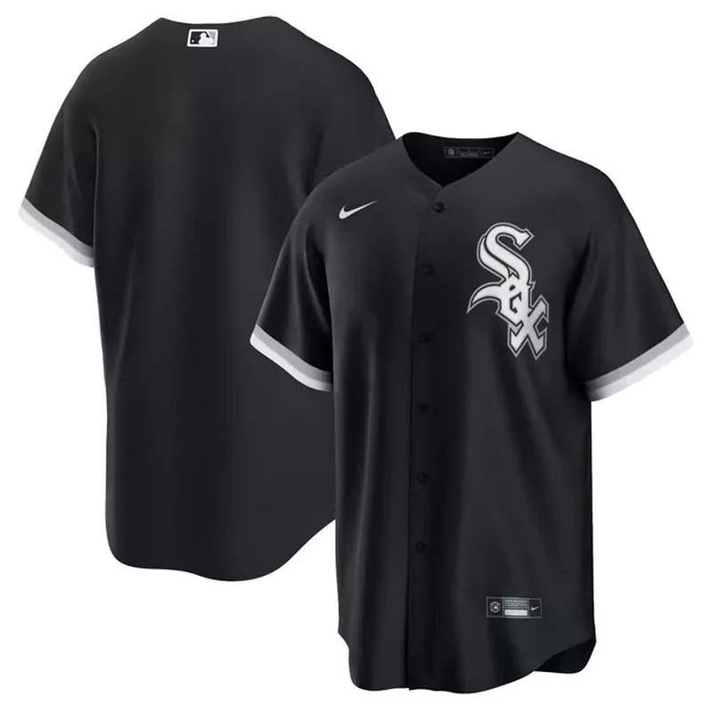 Bo Jackson Chicago White Sox 1993 Cooperstown Collection Batting Practice Jersey Black - Image 5