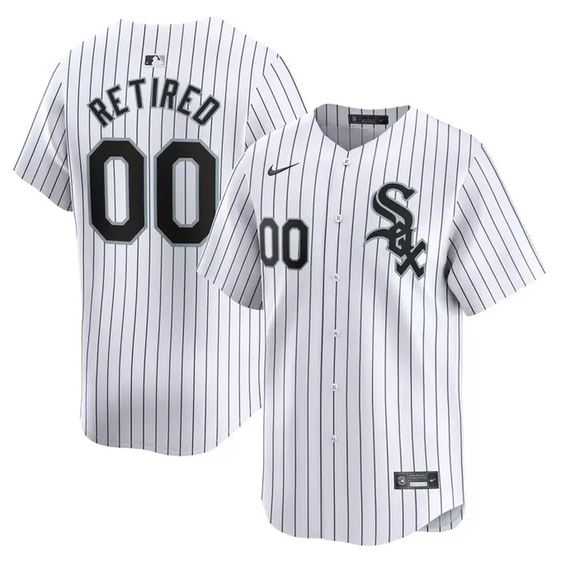 Chicago White Sox Home Pick-A-Player Retired Roster Jersey White