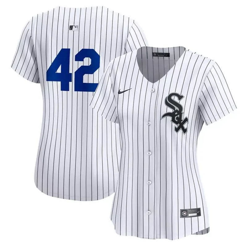 Oscar Colas Chicago White Sox Home Elite Player Jersey White - Image 3
