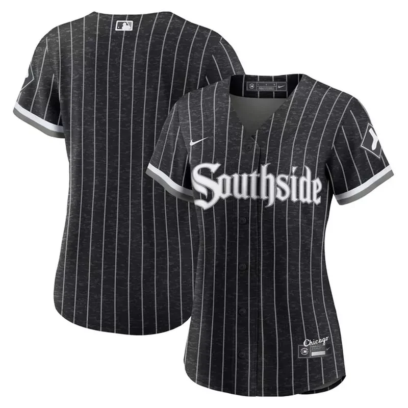 Yoan Moncada Chicago White Sox City Connect Player Jersey Black - Image 5