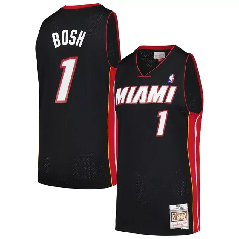 Chris Bosh Miami Heat 2012/13 Classics Jersey Black