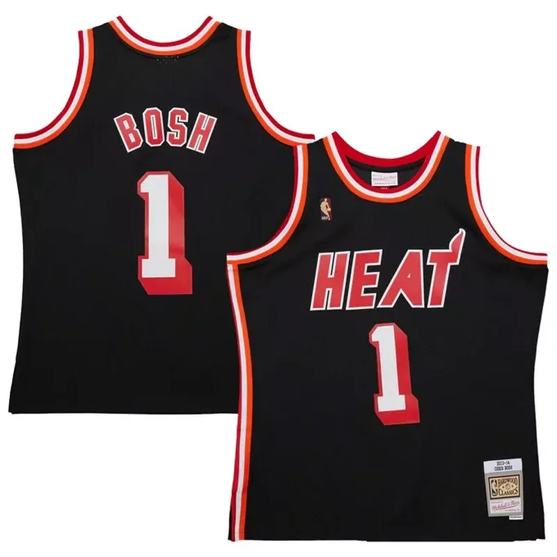 Chris Bosh Miami Heat 2013/14 Classics Jersey Black