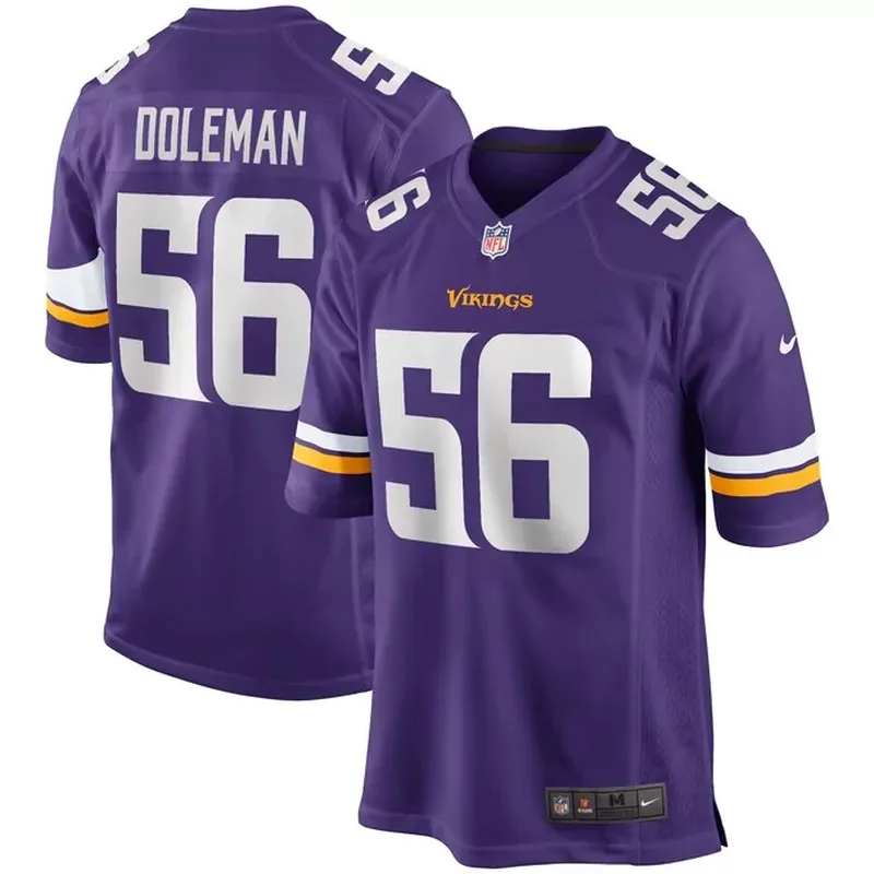 Robert Tonyan Minnesota Vikings Womens Team Game Jersey Purple - Image 2