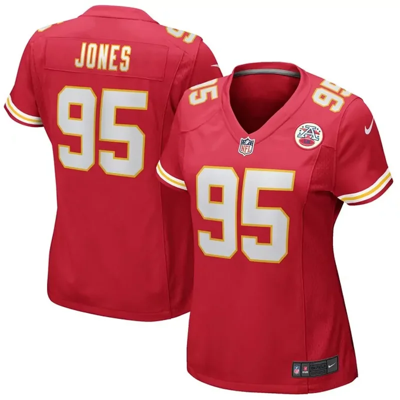 Carson Steele Kansas City Chiefs Womens Game Jersey Red - Image 4