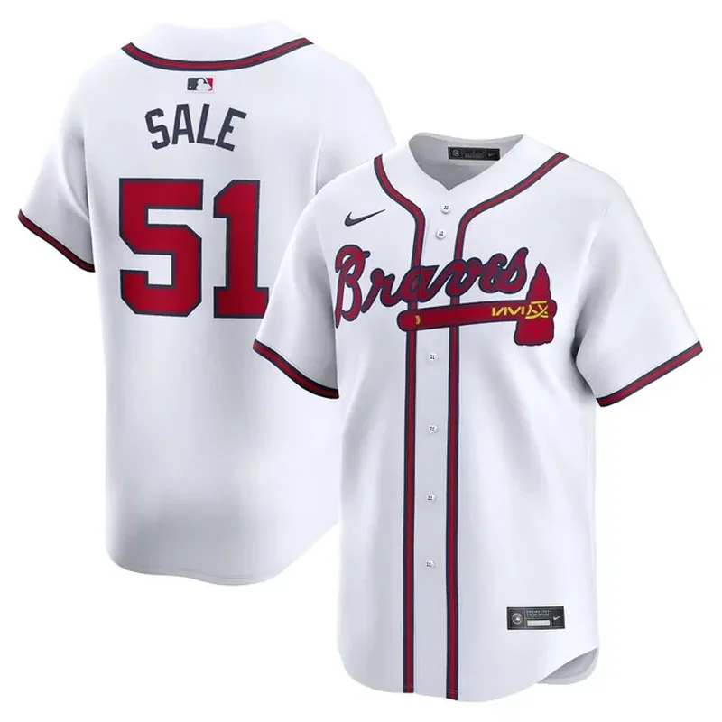 Chris Sale Atlanta Braves Home Player Jersey White