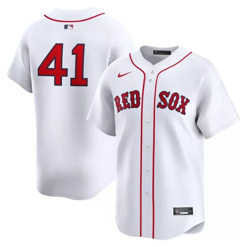 Pablo Reyes Boston Red Sox Home Player Jersey White - Image 3