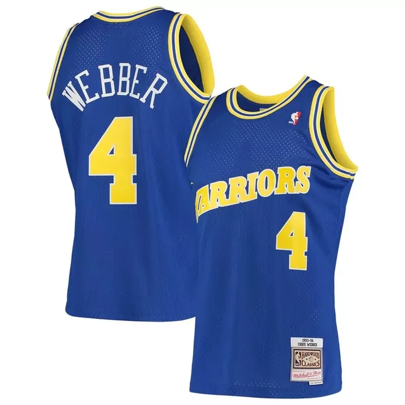 Baron Davis Golden State Warriors 2006/07 Classics Fadeaway Player Jersey Navy/Orange - Image 2