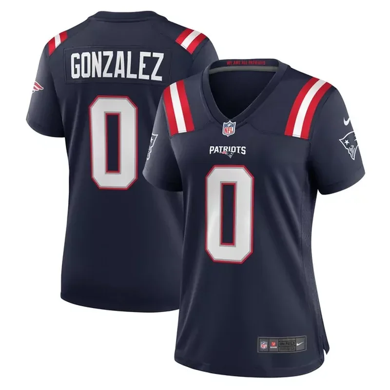 Randy Moss New England Patriots 2007 Split Legacy Jersey Navy/Red - Image 4
