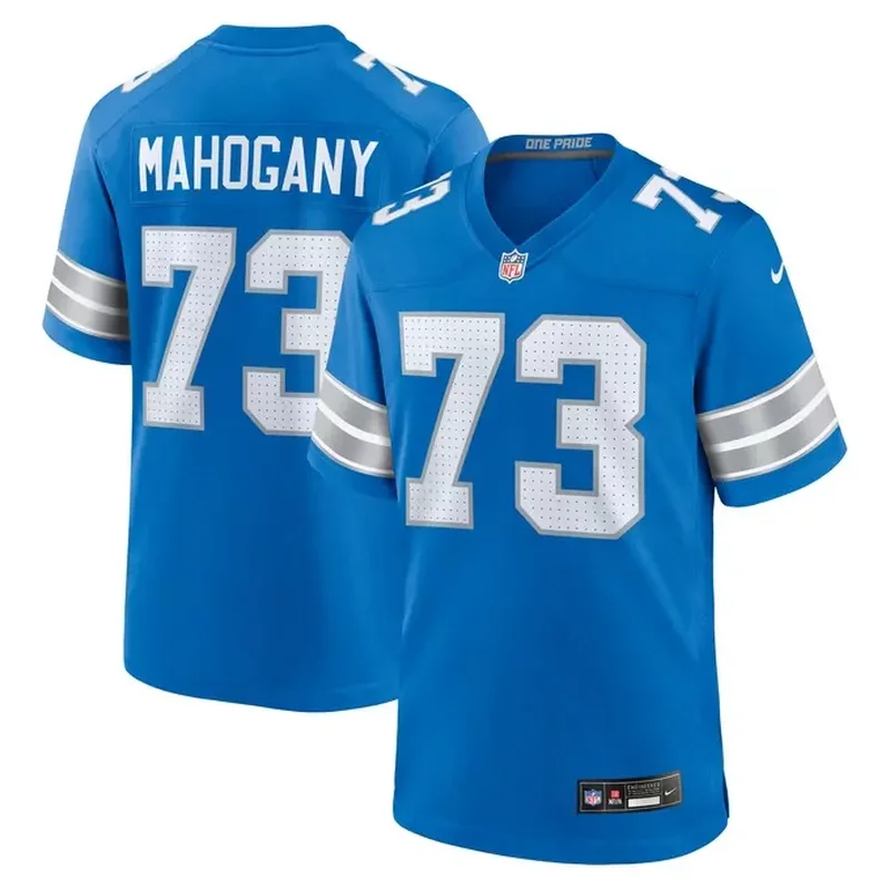 Kyle Peko Detroit Lions Game Jersey Blue - Image 5