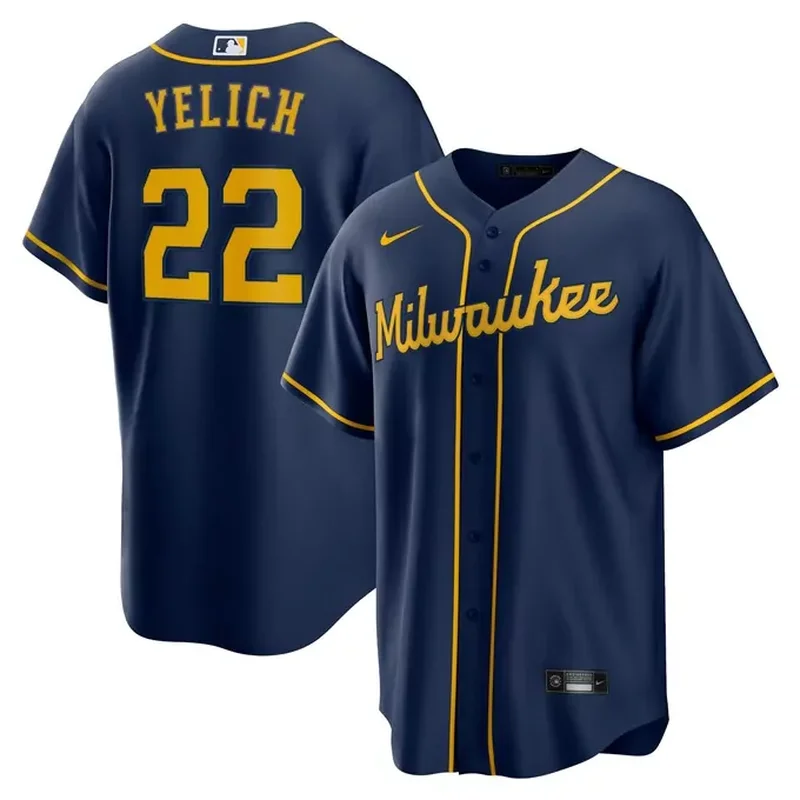 Milwaukee Brewers Womens Home Custom Jersey Cream - Image 3