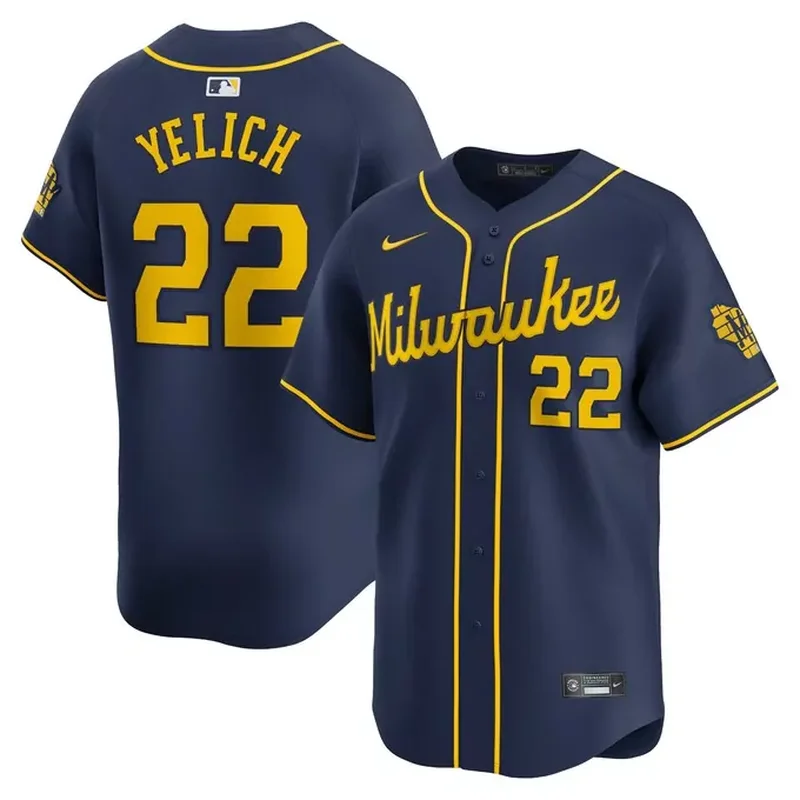 Christian Yelich Milwaukee Brewers Preschool City Connect Player Jersey Powder Blue - Image 5