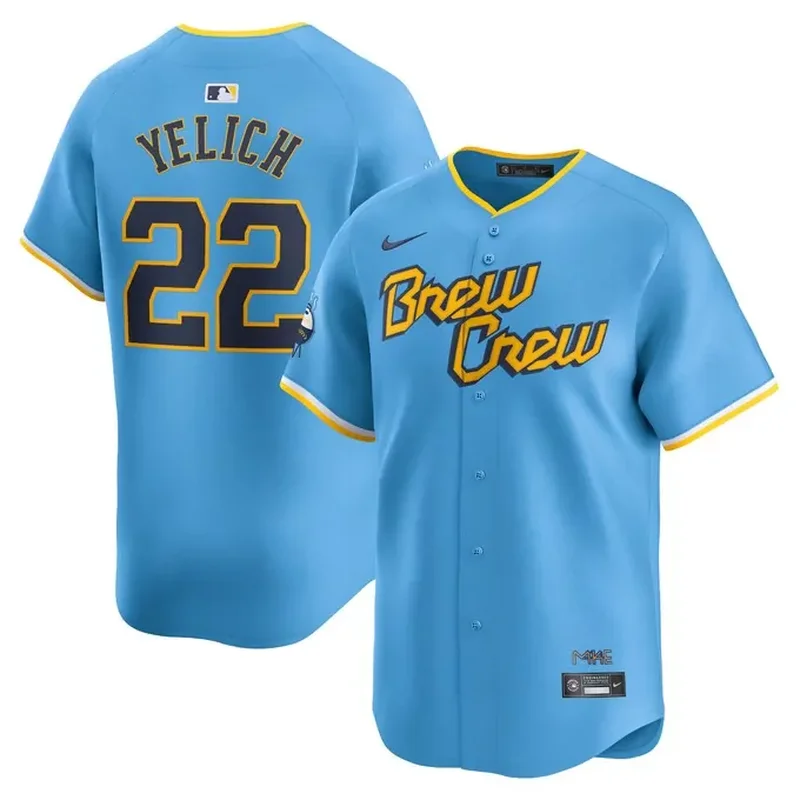 Milwaukee Brewers Majestic Team Official Jersey White - Image 2