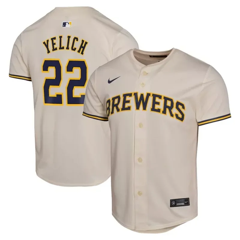 Milwaukee Brewers Preschool City Connect Team Jersey Powder Blue - Image 2
